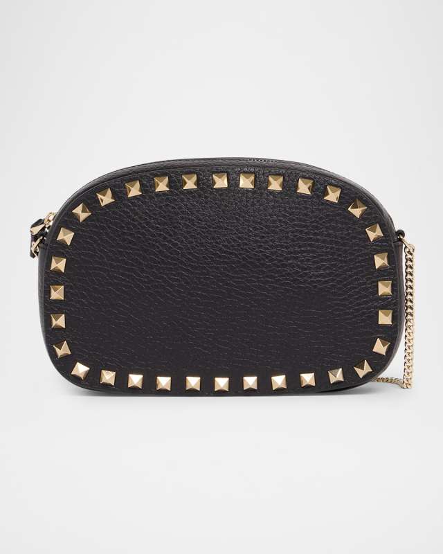 Mini Rockstud Leather Crossbody Bag